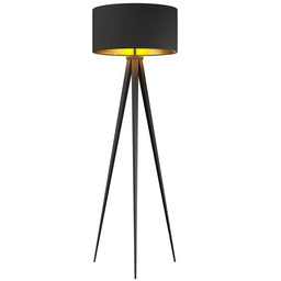 Lindby - Benik Lampa Podłogowa Black/Gold