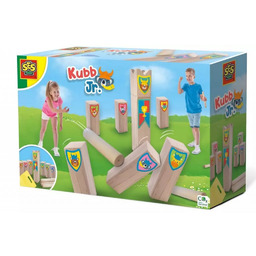 Drewniana gra zręcznościowa Kubb Junior Ses Creative