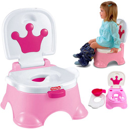 Nocnik Interaktywny 5w1 Nocniczek Muzyka Nakładka RÓŻOWY U372R