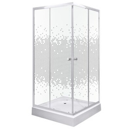 Kabina natryskowa Pixel SQ 90 WH z brodzikiem