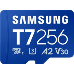 Karta pamięci SAMSUNG T7 microSDXC UHS-I 256GB Niebieski