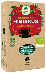Dary Natury Herbatka hibiskus 25 szt. 62,5 g