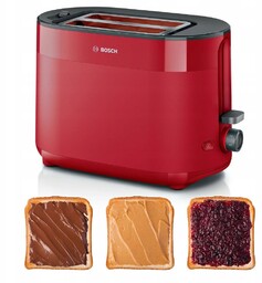 Bosch toster opiekacz do kanapek Tat 2M124 czerwony