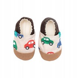 Kapcie Barefoot Titot Little Cars 26