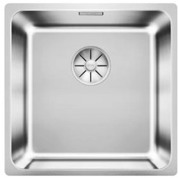 Blanco SOLIS 400-IF 526118 Stalowy Srebrny Zlewozmywak kwadratowy
