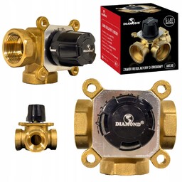 Zawór 3 Drogowy Trzy Drożny Mieszający Mieszacz Regulacyjny