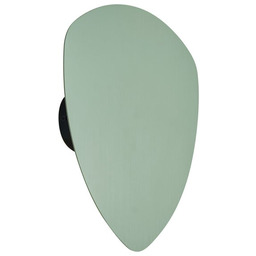 Designerski kinkiet zielony organiczny 32 cm 2-źródła światła