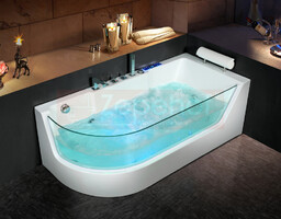 Wanna z hydromasażem CL-3132 prostokątna 150cmx75cmx59cm lewa