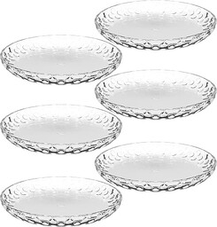 Leonardo Cucina Optic 066339 talerz szklany, okrągły talerz