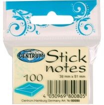 Notes samoprzylepny Centrum 38x51mm żółty