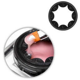 Obręcz na słoik do wycierania pędzla i przeciw