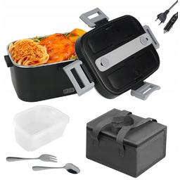 Termos Lunch Bag Elektryczny Pojemnik Zestaw 1.8 L