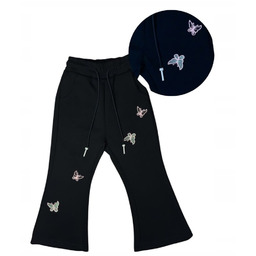 spodnie dresowe dzwony dziewczęce dziecięce 122/128- 7/8 lat