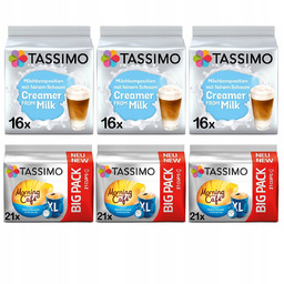 Tassimo Morning Cafe Mild&Smooth + śmietanka zestaw 5+1