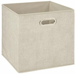Pudełko do regału 31x31cm gładkie beżowe