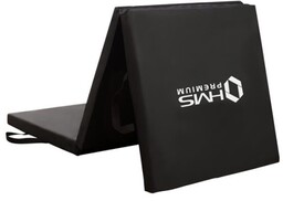MATERAC GIMNASTYCZNY SKŁADANY 1800x600MM BLACK HMS PREMIUM MGS02