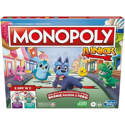 Gra planszowa Monopoly Junior, 2-stronna plansza, 2