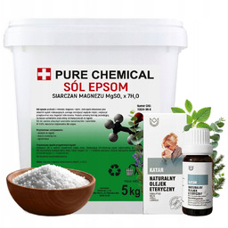 Sól Epsom 5kg siarczan magnezu sól gorzka