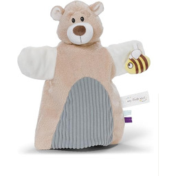 NICI 61856 Przytulanka sensoryczna i pacynka, miś 2