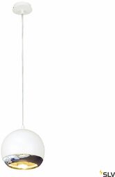 LIGHT EYE lampa wisząca QPAR111, kolor biały/chrom, przezroczysty