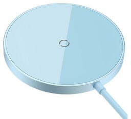 Baseus Simple Mini3 MagSafe 15W Niebieski Ładowarka indukcyjna