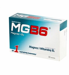 Magnez + Witamina B6 Aflofarm, 30 tabletek