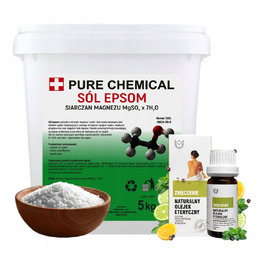 Sól Epsom 5kg siarczan magnezu sól gorzka