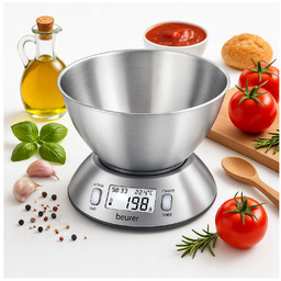 Waga kuchenna Beurer KS54 srebrny nośność 5 kg