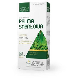 Medica Herbs Palma sabałowa 160 mg, 60 kaps.