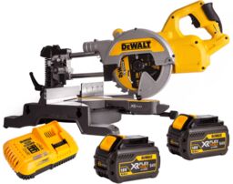 DEWALT DCS777T2-QW - Akumulatorowa ukośnica z posuwem 54V