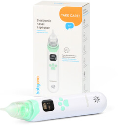 Babyono, Elektroniczny aspirator do nosa, 3 tryby pracy,