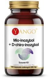 YANGO Mio-inozytol + D-chiro-inozytol suplement diety 100 kapsułek