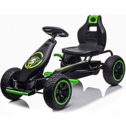 ENERO Gokart na pedały 18 Czarno-zielony