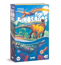 AB42 Dinozaury Puzzle Londji Dwustronne