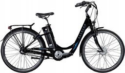 Rower Elektryczny Damski Miejski 26 250W Aluminium Wspomaganie