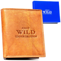 Portfel męski skórzany Always Wild pojemny na karty
