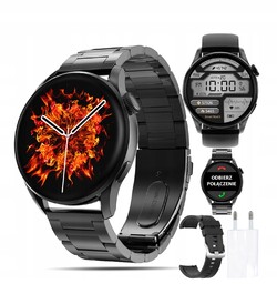 Smartwatch Zegarek ROZMOWY EKG PULSOMETR MENU PL