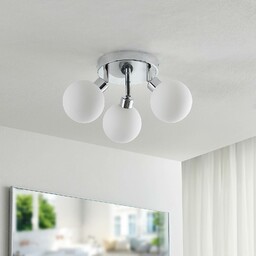 Lampa sufitowa Lindby Zaniba, chrom, okrągła