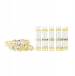 Złącze lutownicze, hermetyczne 6,8 mm, yellow,10cz