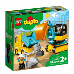 Lego Klocki Duplo 10931 Ciężarówka i koparka