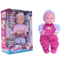 Duża Lalka Bobas Interaktywna Mówiąca