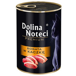 DOLINA NOTECI Karma dla kota Premium z kaczką