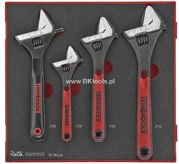 Teng Tools Zestaw kluczy nastawnych 4 szt 238310106