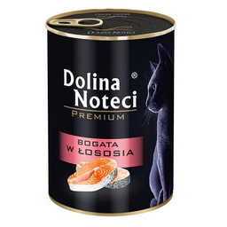 DOLINA NOTECI Karma dla kota Premium z łososiem