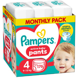 Pampers Active Baby Pants Pieluchomajtki, rozmiar 4, 176
