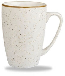 KUBEK STONECAST BARLEY WHITE 340 ml PORCELANA KREMOWA