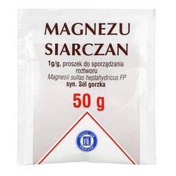 Magnezu siarczan - 50 g -> Odbiór