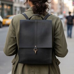 Pakamera Belveder Elegancki Plecak do Pracy Biura Damski