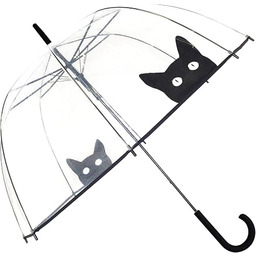 SMATI Przezroczysty parasol damski, automatyczny parasol w kształcie