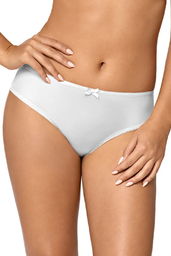 Figi damskie Dama Kier 8570 Gisella białe